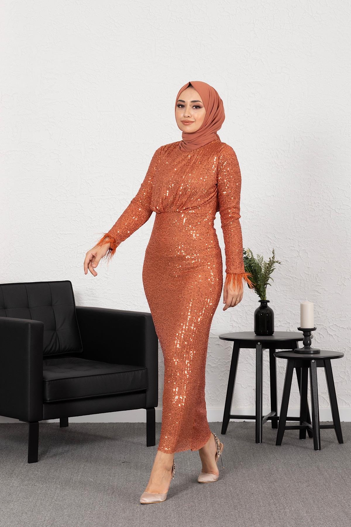 Pul Payet Balık Abiye Gold