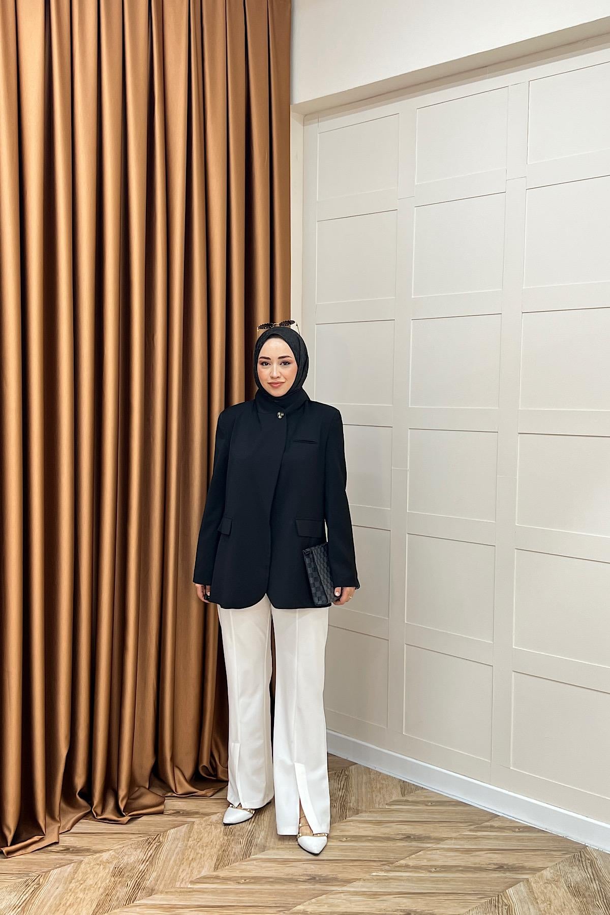 Sara Blazer Ceket Siyah