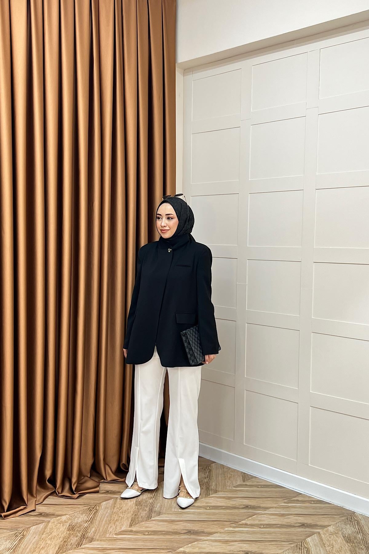 Sara Blazer Ceket Siyah