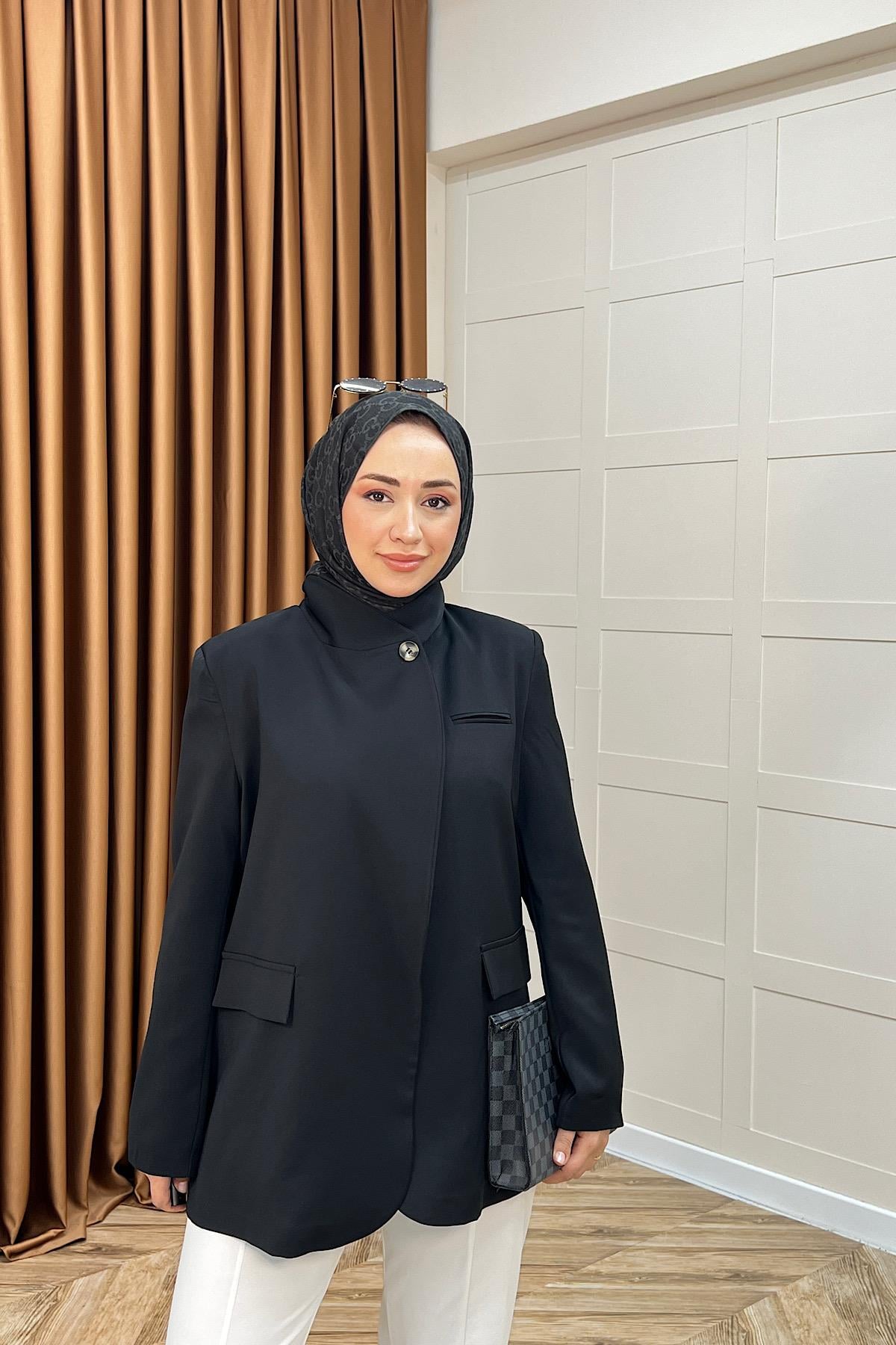 Sara Blazer Ceket Siyah