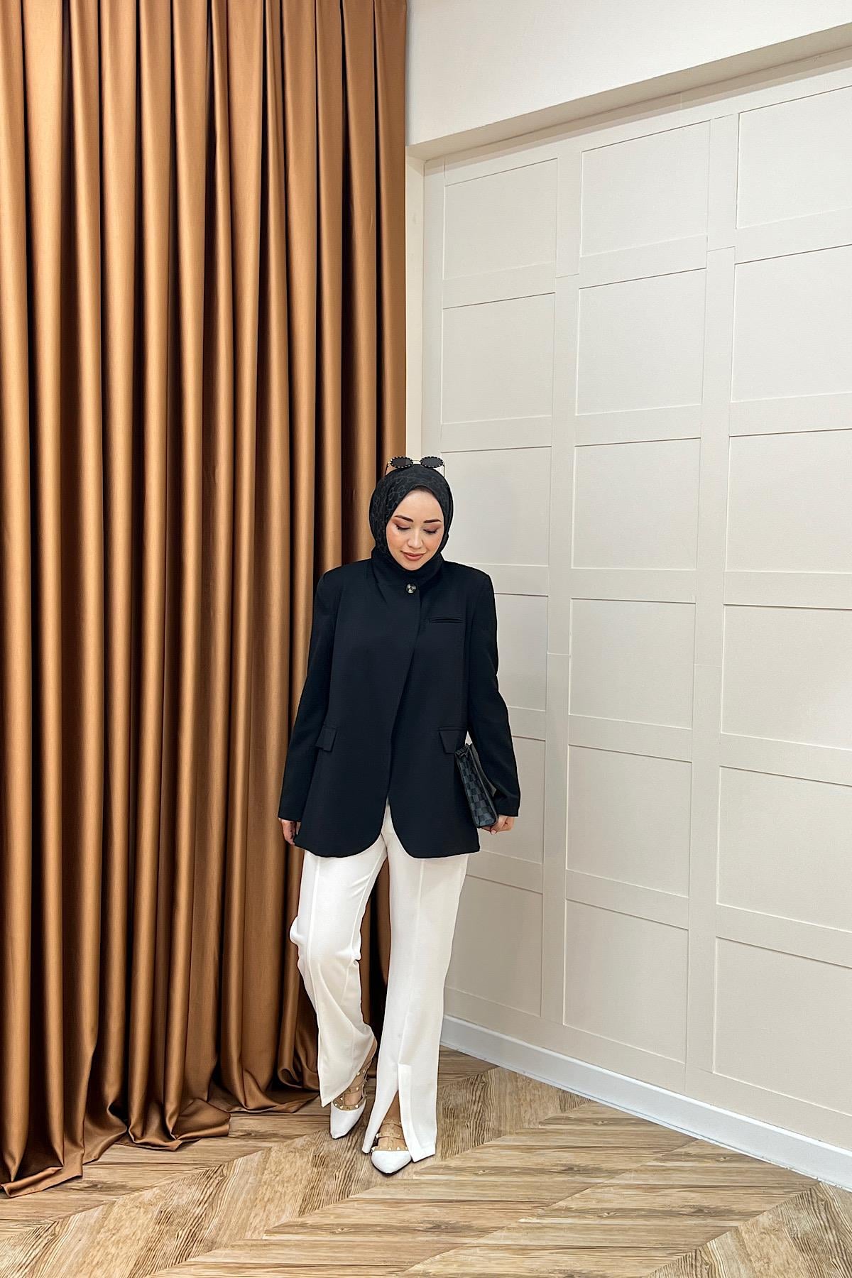 Sara Blazer Ceket Siyah