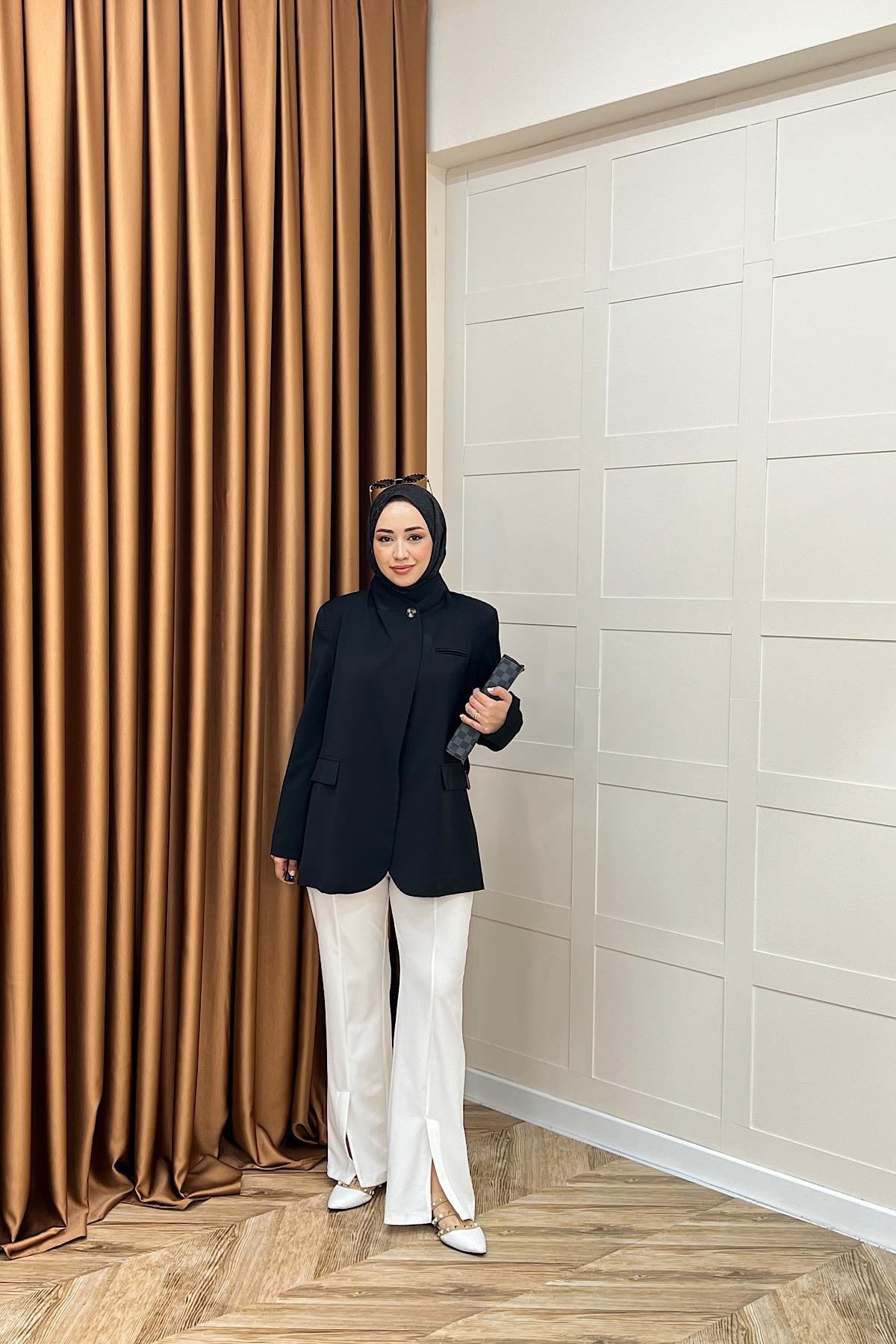 Sara Blazer Ceket Siyah