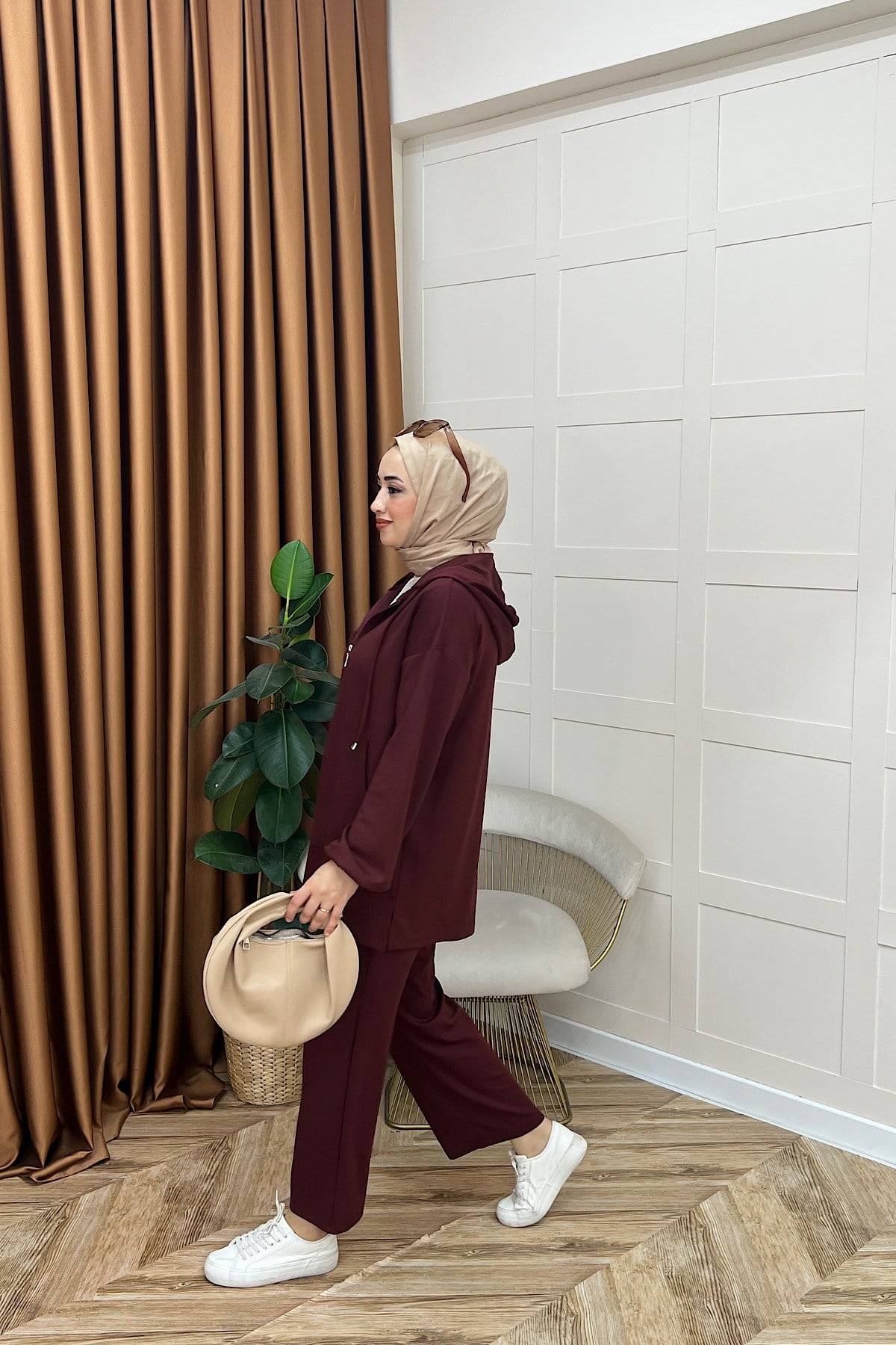 Sarya İkili Takım Bordo