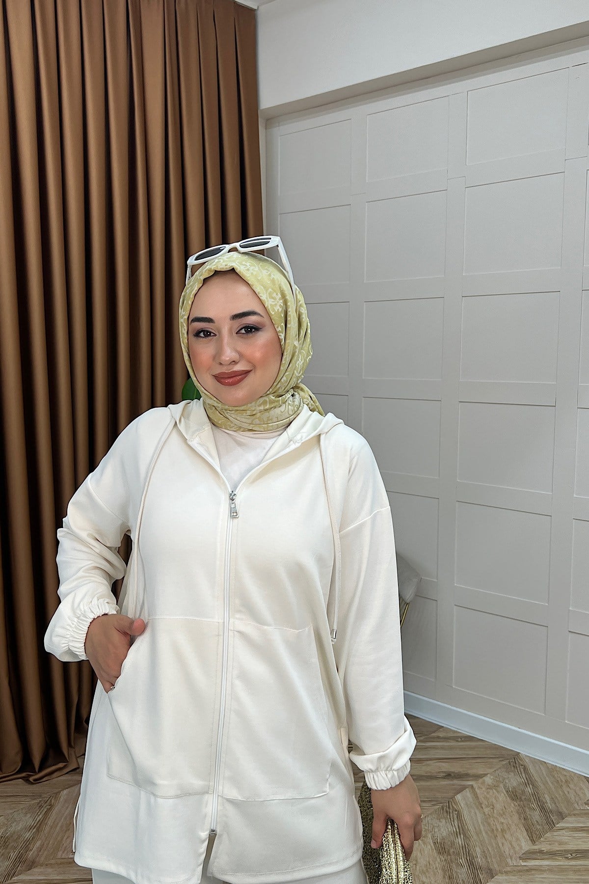 Sarya İkili Takım Ekru