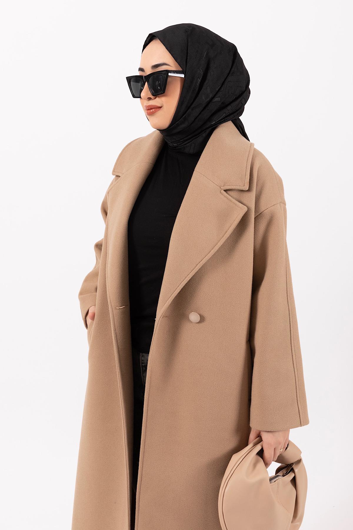Siena Kuşaklı Uzun Kaban Camel