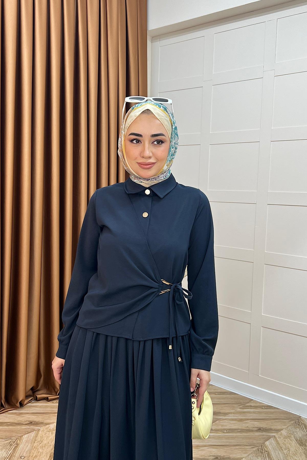 Verona Etek Takım Lacivert