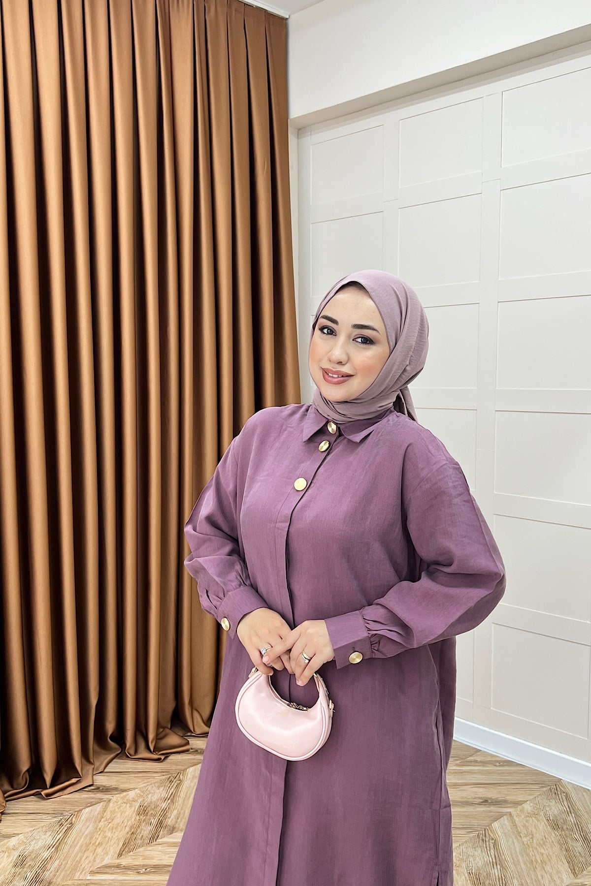 Zaina Uzun Tunik Gül Kurusu