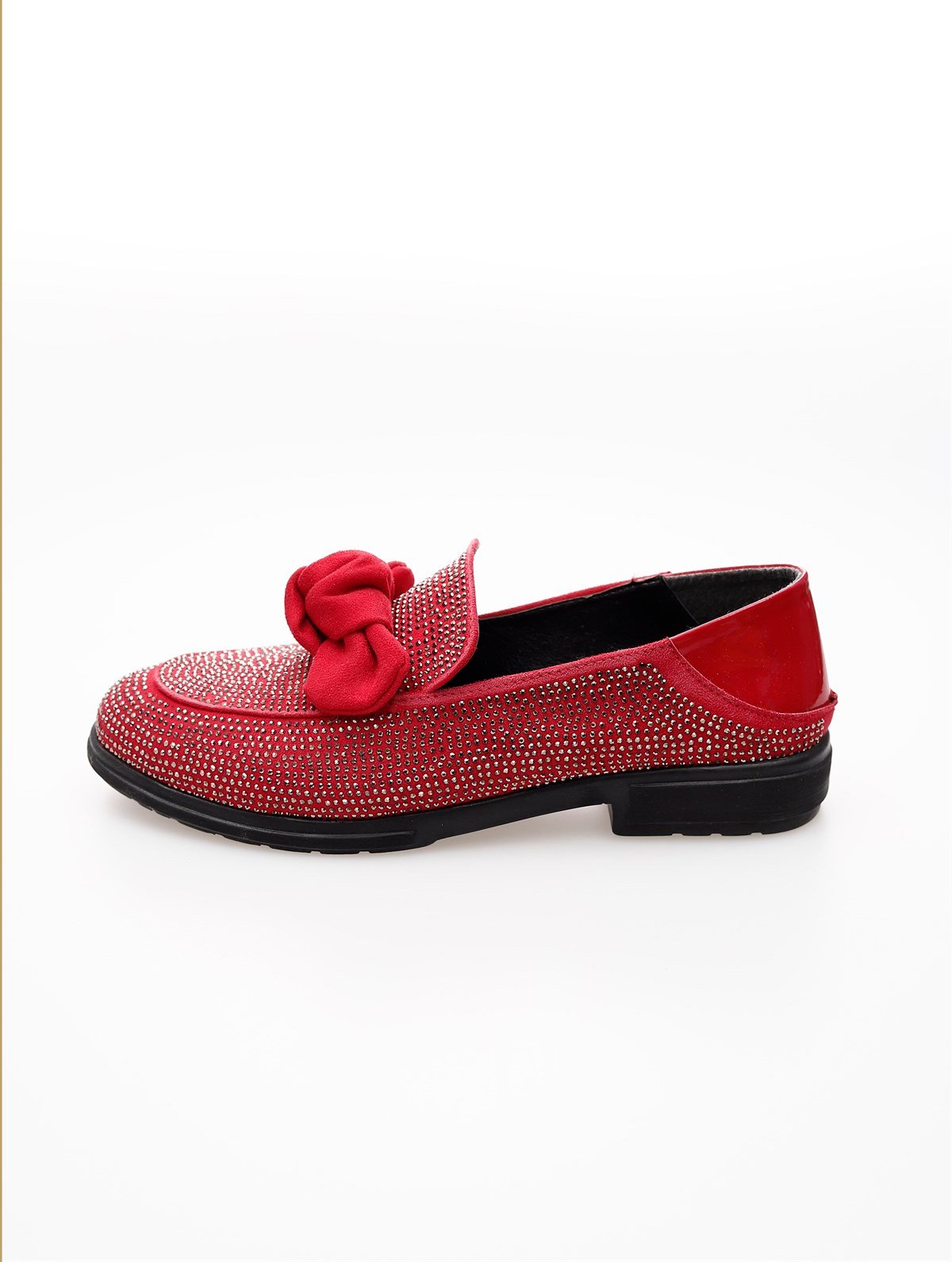 Sofia Kırmızı Renkli Kadın Babet Ayakkabı 15046