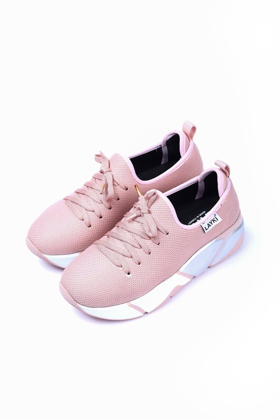 002010730000002LaykiYürüyüş AyakkabısıPopi Pudra Renkli Bayan Spor Ayakkabı	
