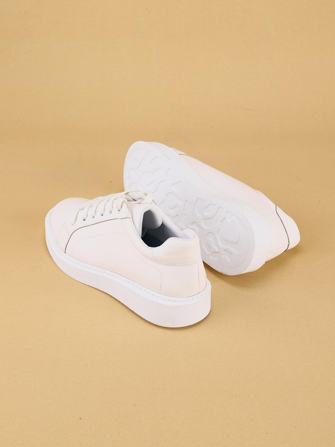 0020144901Laykiحذاء المشيATTY Rahat Tabanlı Günlük Spor Stil Kadın Beyaz Sneaker Ayakkabı