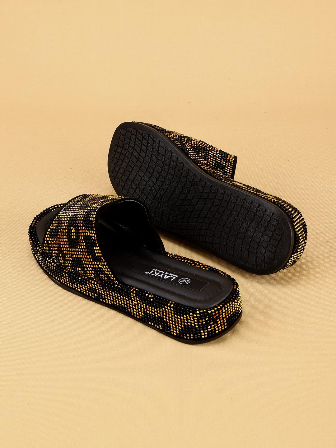 06501028LaykiTerlikAnatomik Destekli Ortopedik Kadın Siyah Terlik