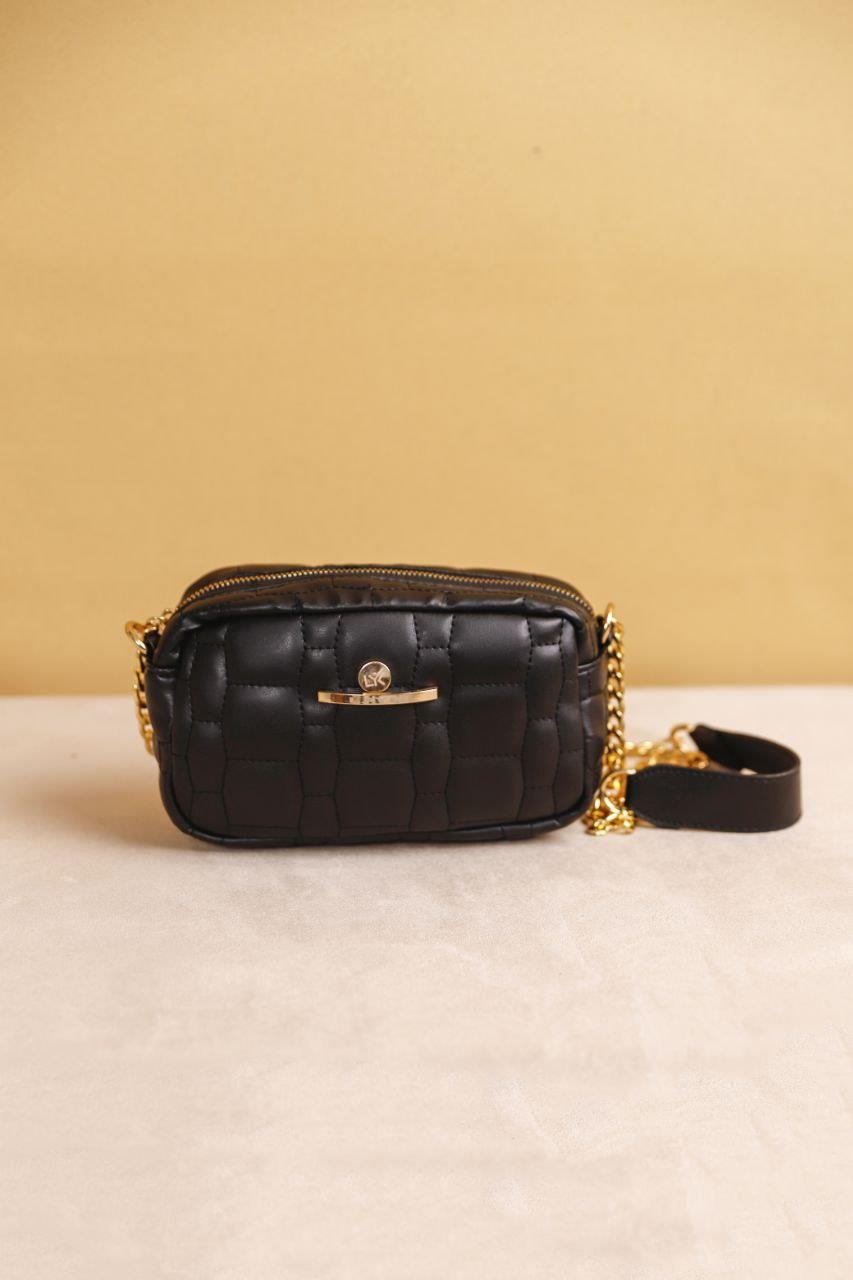 397020240000001LAYKİÇANTASerra Siyah Renkli Kadın Deri Çapraz Çanta