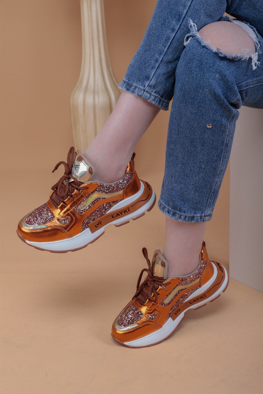 103010310000001laykiSneakerlayki.com | Shawn Gold Renkli Kadın Sneaker Shawn Gold Renkli Kadın Sneaker