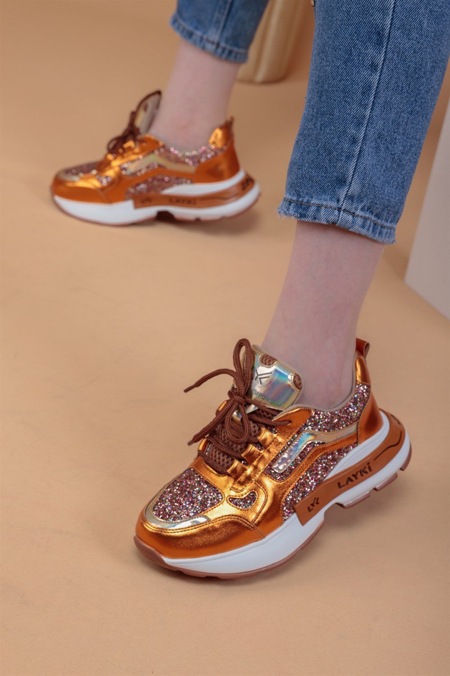 103010310000001laykiSneakerlayki.com | Shawn Gold Renkli Kadın Sneaker Shawn Gold Renkli Kadın Sneaker