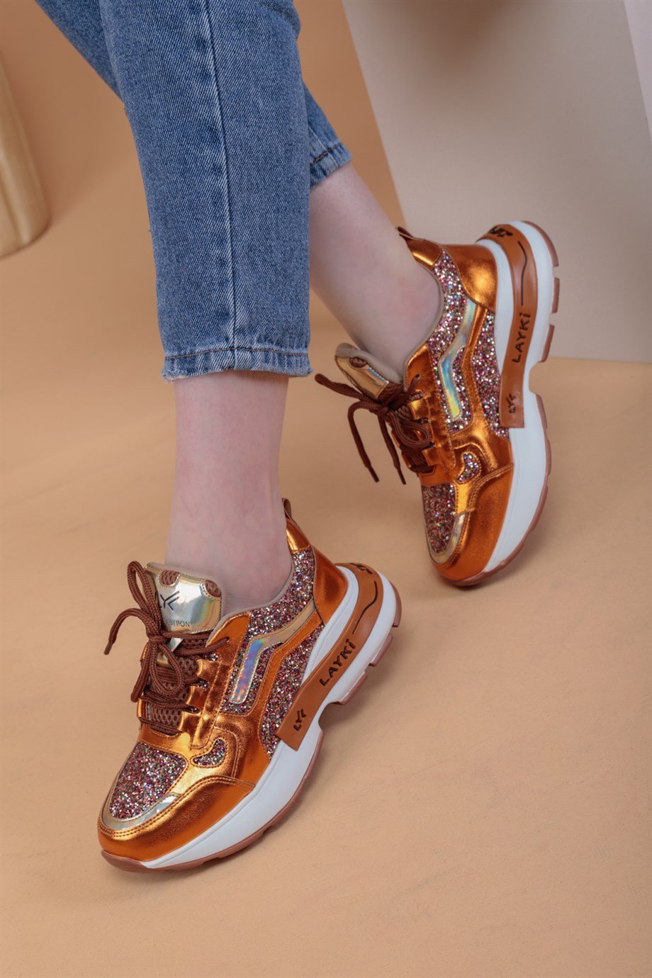 103010310000001laykiSneakerlayki.com | Shawn Gold Renkli Kadın Sneaker Shawn Gold Renkli Kadın Sneaker