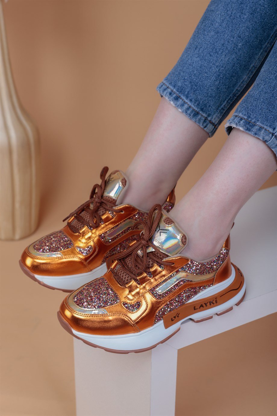 103010310000001laykiSneakerlayki.com | Shawn Gold Renkli Kadın Sneaker Shawn Gold Renkli Kadın Sneaker