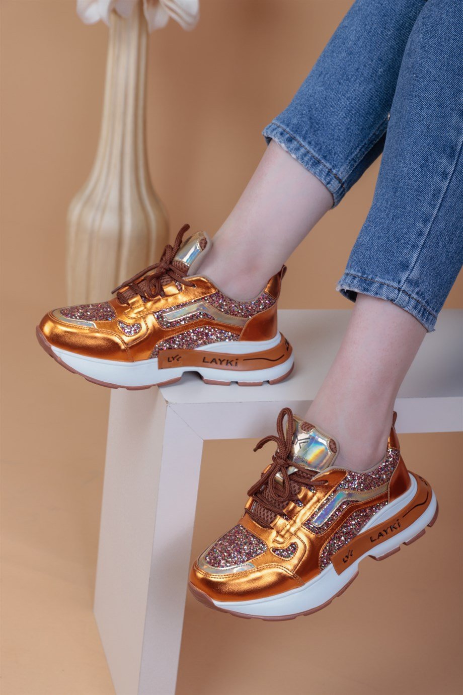 103010310000001laykiSneakerlayki.com | Shawn Gold Renkli Kadın Sneaker Shawn Gold Renkli Kadın Sneaker