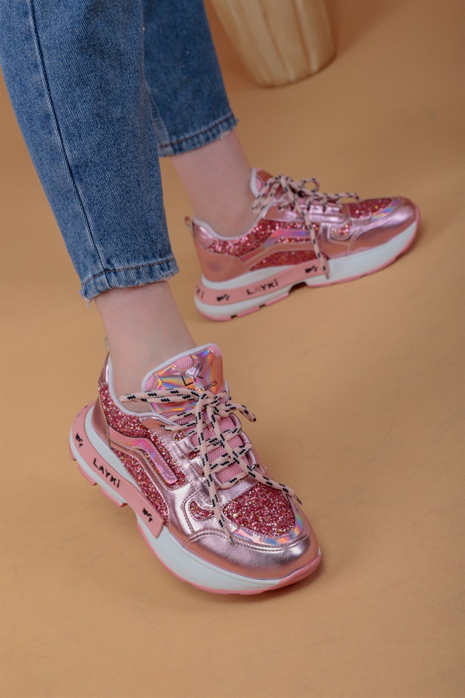 103010310000001laykiYürüyüş Ayakkabısılayki.com | Shawn Pudra Renkli Kadın Sneaker Shawn Pudra Renkli Kadın Sneaker