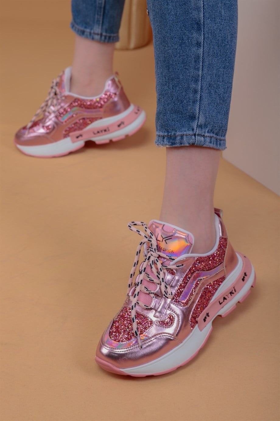 103010310000001laykiYürüyüş Ayakkabısılayki.com | Shawn Pudra Renkli Kadın Sneaker Shawn Pudra Renkli Kadın Sneaker