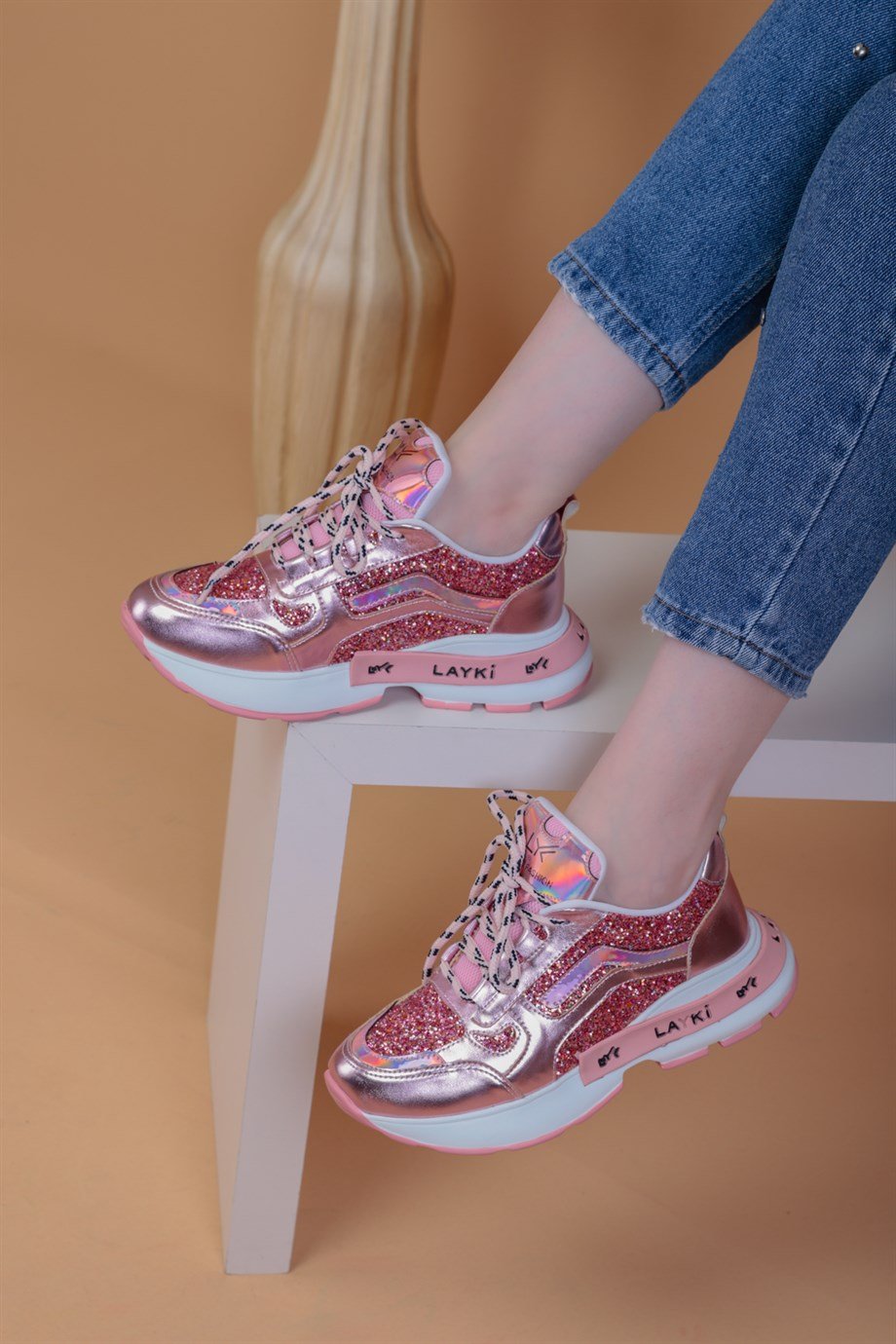 103010310000001laykiYürüyüş Ayakkabısılayki.com | Shawn Pudra Renkli Kadın Sneaker Shawn Pudra Renkli Kadın Sneaker