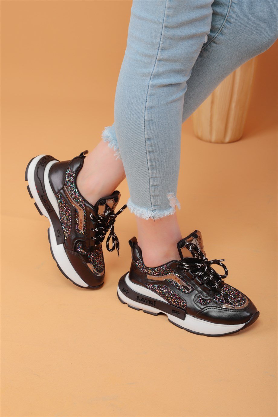 103010310000001laykiYürüyüş Ayakkabısılayki.com | Shawn Siyah Renkli Kadın Sneaker Shawn Siyah Renkli Kadın Sneaker