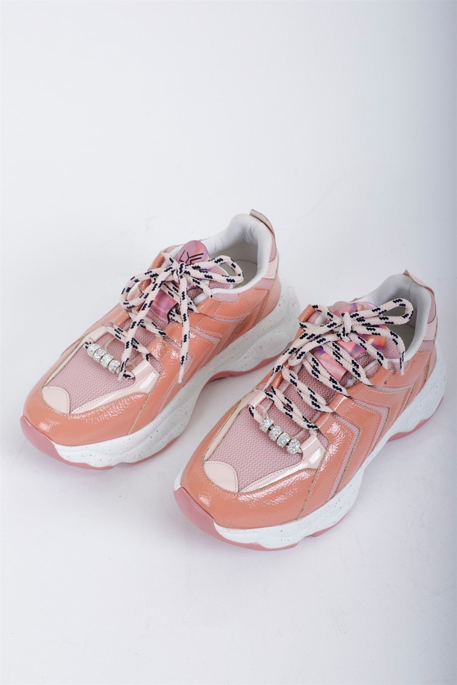 103010350000001laykiWalking ShoesLayki 103035 parlak deri desen Bayan Spor Ayakkabı