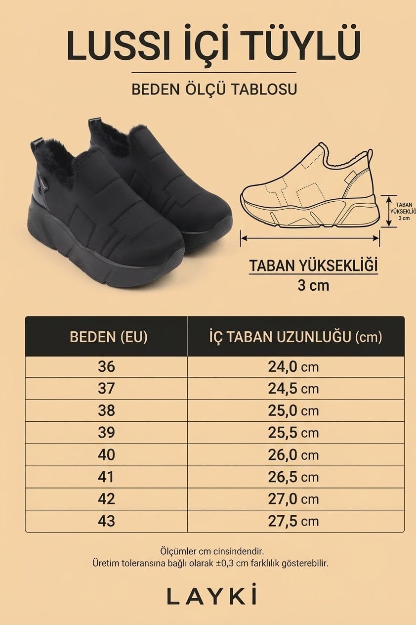 002010551201LaykiYürüyüş AyakkabısıLussi Siyah Renkli Paraşüt Kumaş Kışlık İçi Tüylü Kadın Spor Ayakkabı | LaykiLussi Siyah Renkli Paraşüt Kumaş Kışlık İçi Tüylü Kadın Spor Ayakkabı