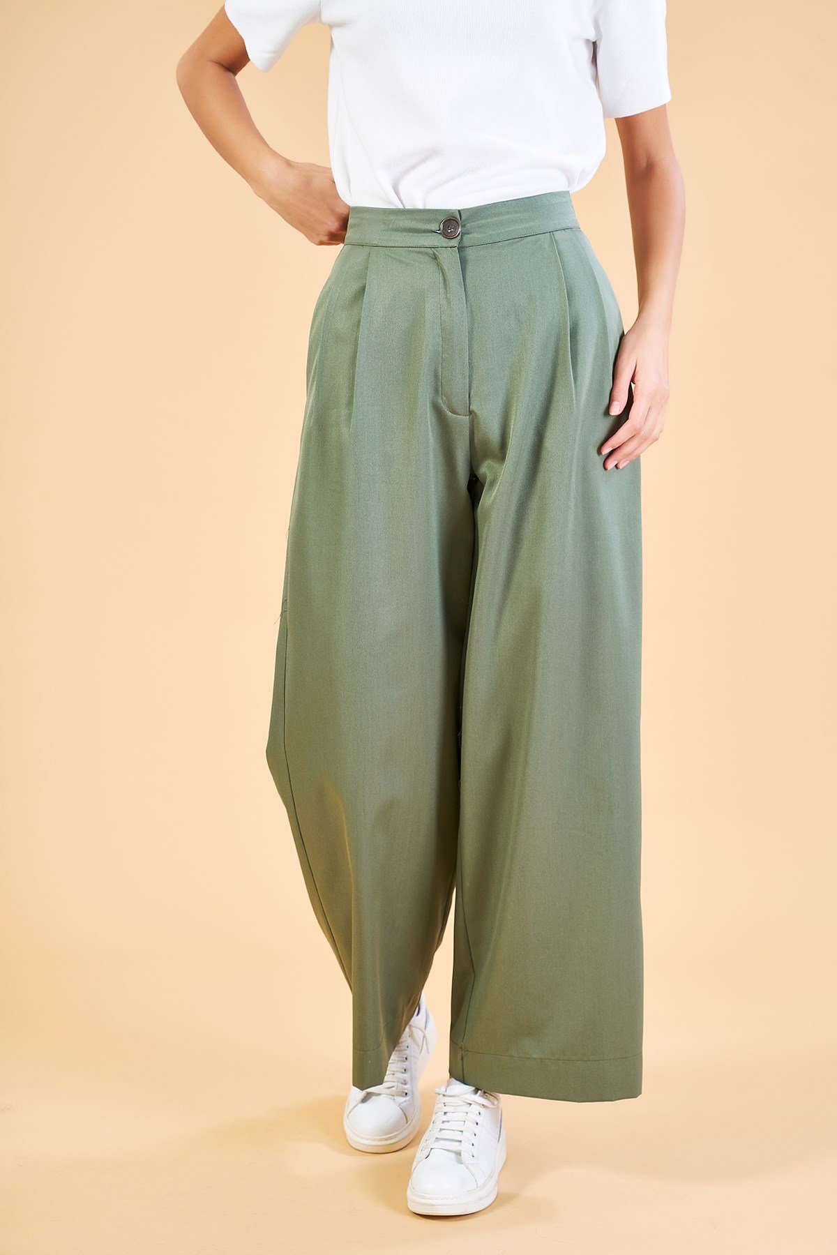 Piennar Damla Bol Paça Pantalon