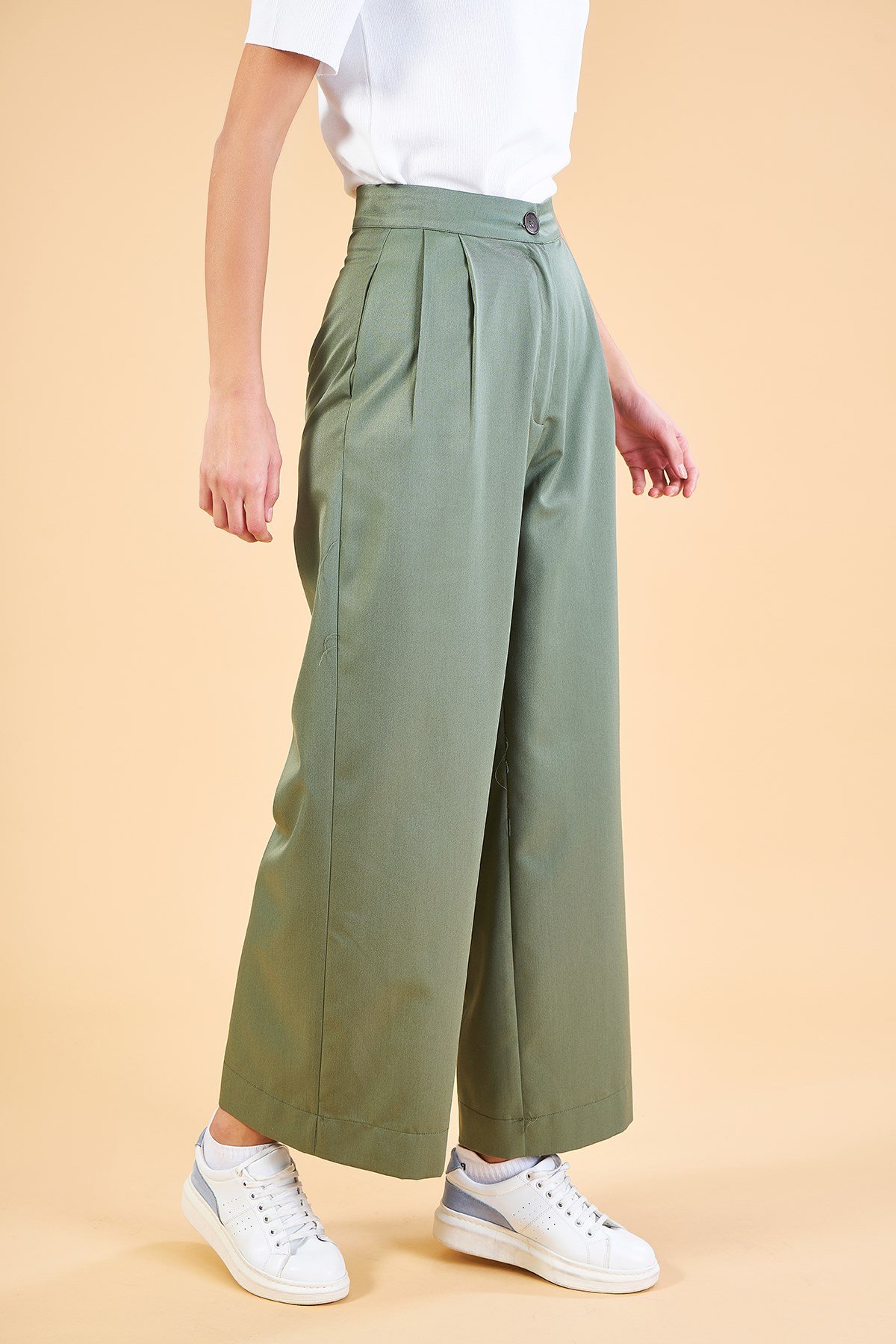 Piennar Damla Bol Paça Pantalon