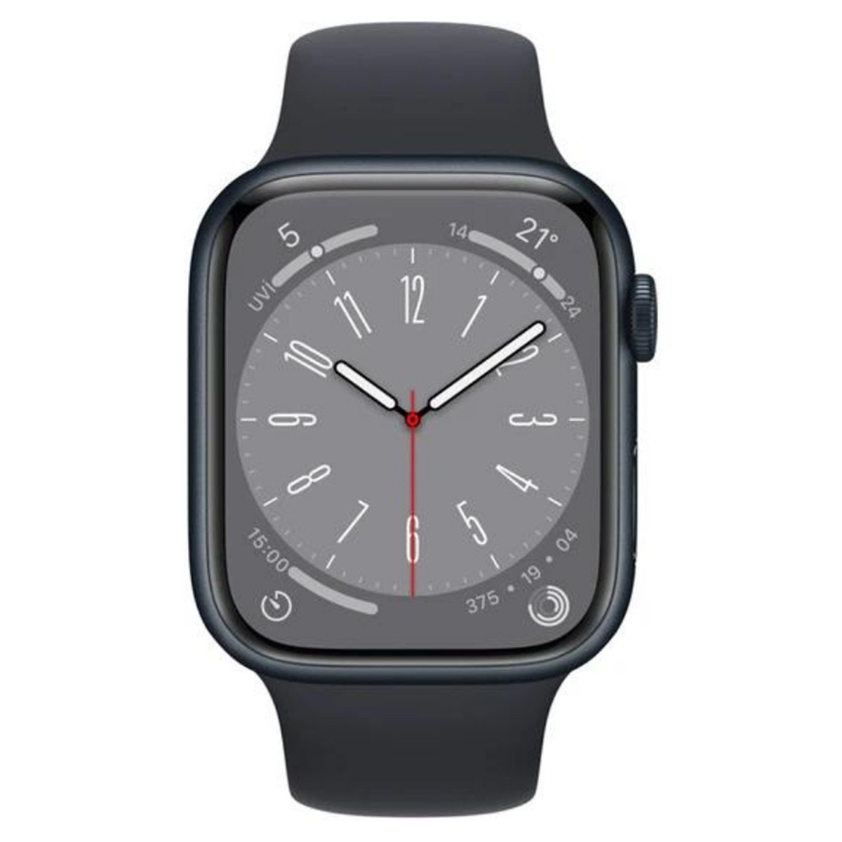 Apple Warch Seri 8 GPS 45 mm Midnight Aluminium - Alüminyum Gece Yarısı Siyahı
