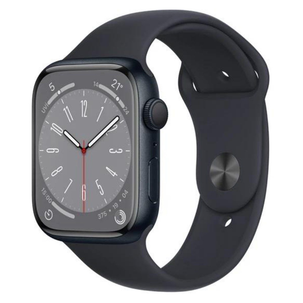 Apple Warch Seri 8 GPS 45 mm Midnight Aluminium - Alüminyum Gece Yarısı Siyahı
