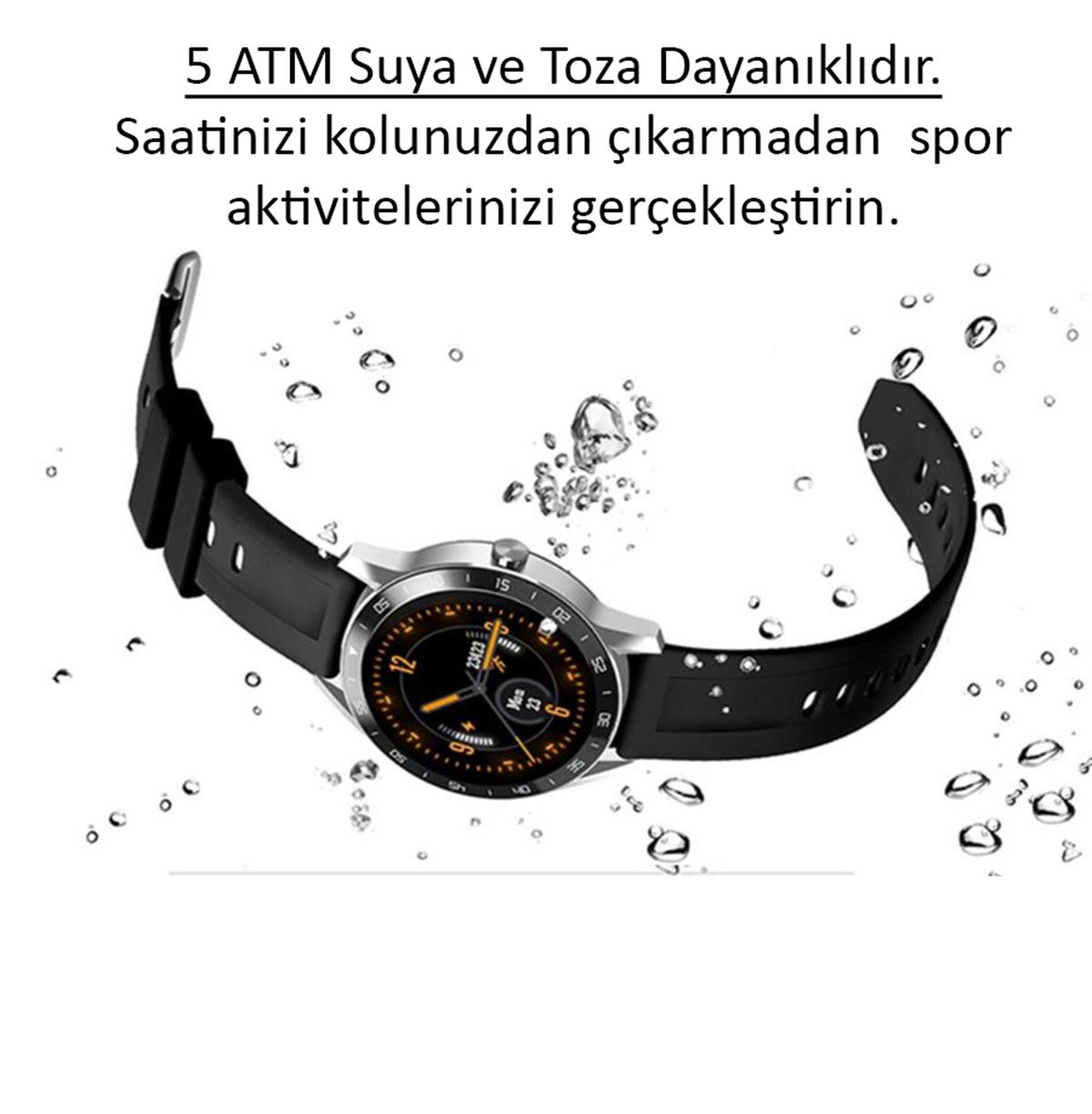 İxtech Xee Fit Smart XFIT01 Unisex Akıllı Saat Siyah  ( İxtech Türkiye Garantili )
