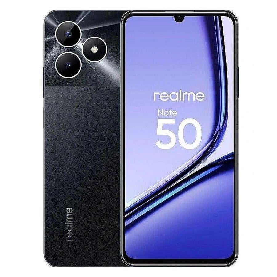 Realme Note 50 128 GB 4 GB Android Cep Telefonu Midnight Black - Siyah
