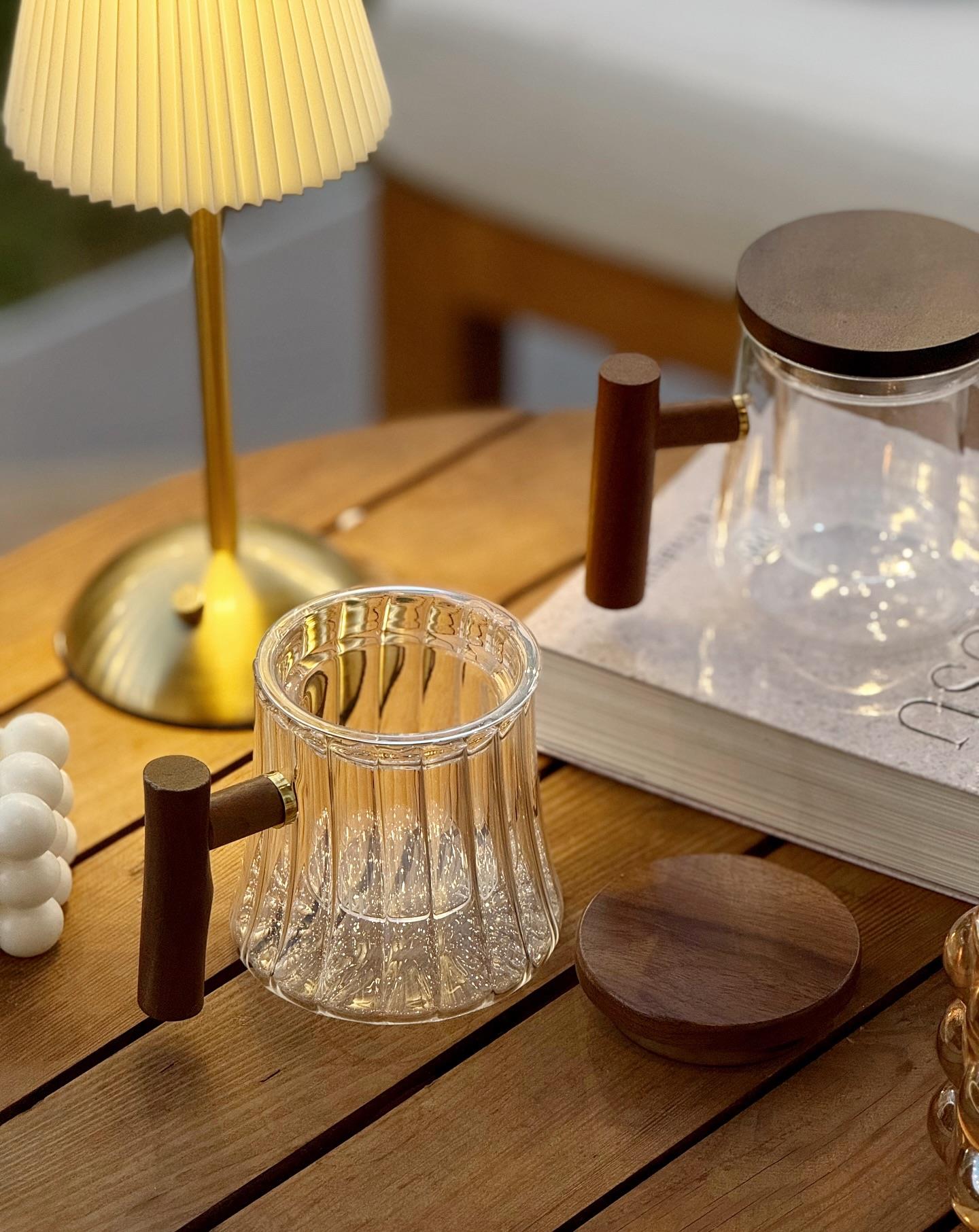 Akasya Kapaklı Pinterest Demleme Süzgeçli Kupa Bardak 400 ml