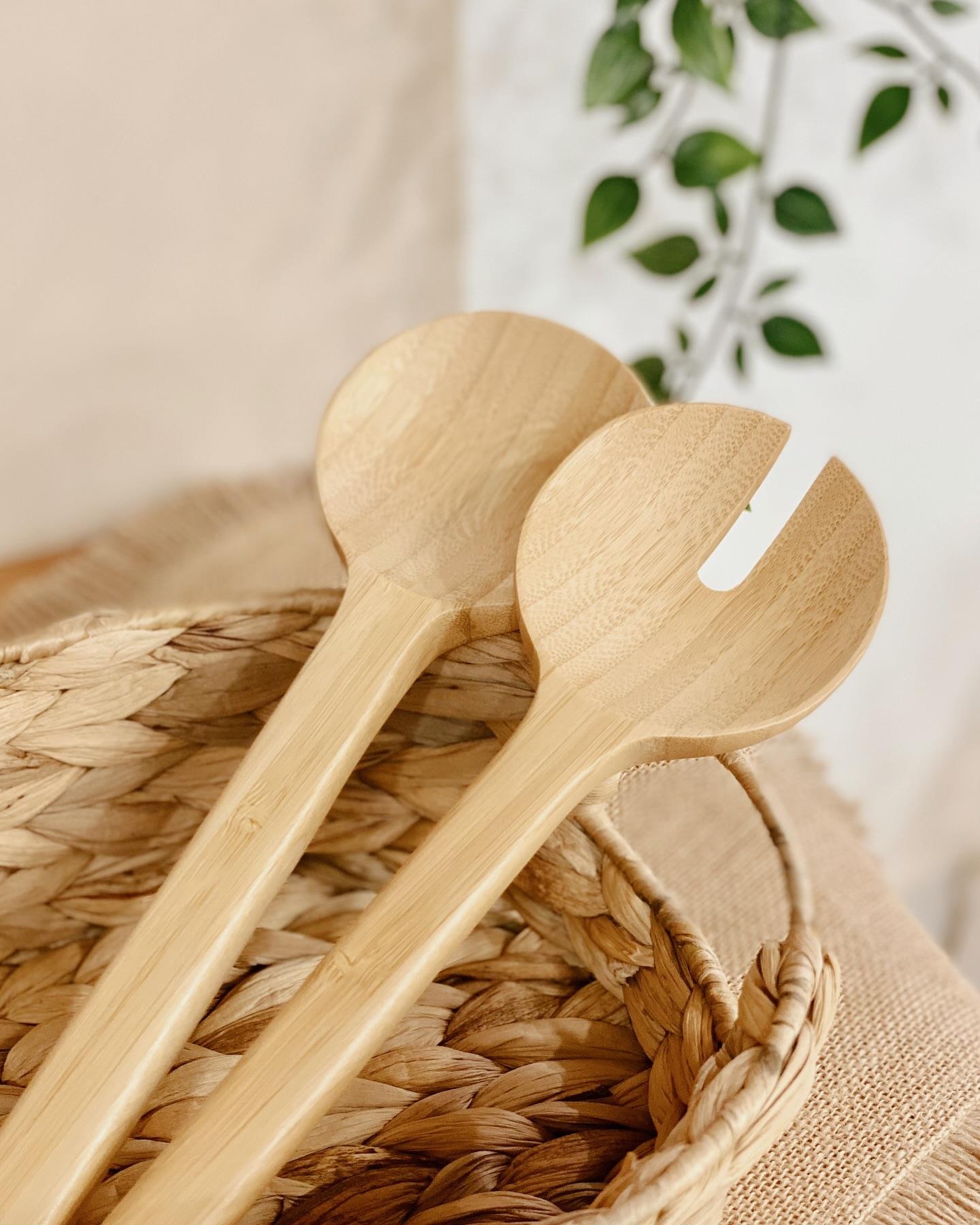 Akasya ve Çam Bambu Ahşap Kaşıklar