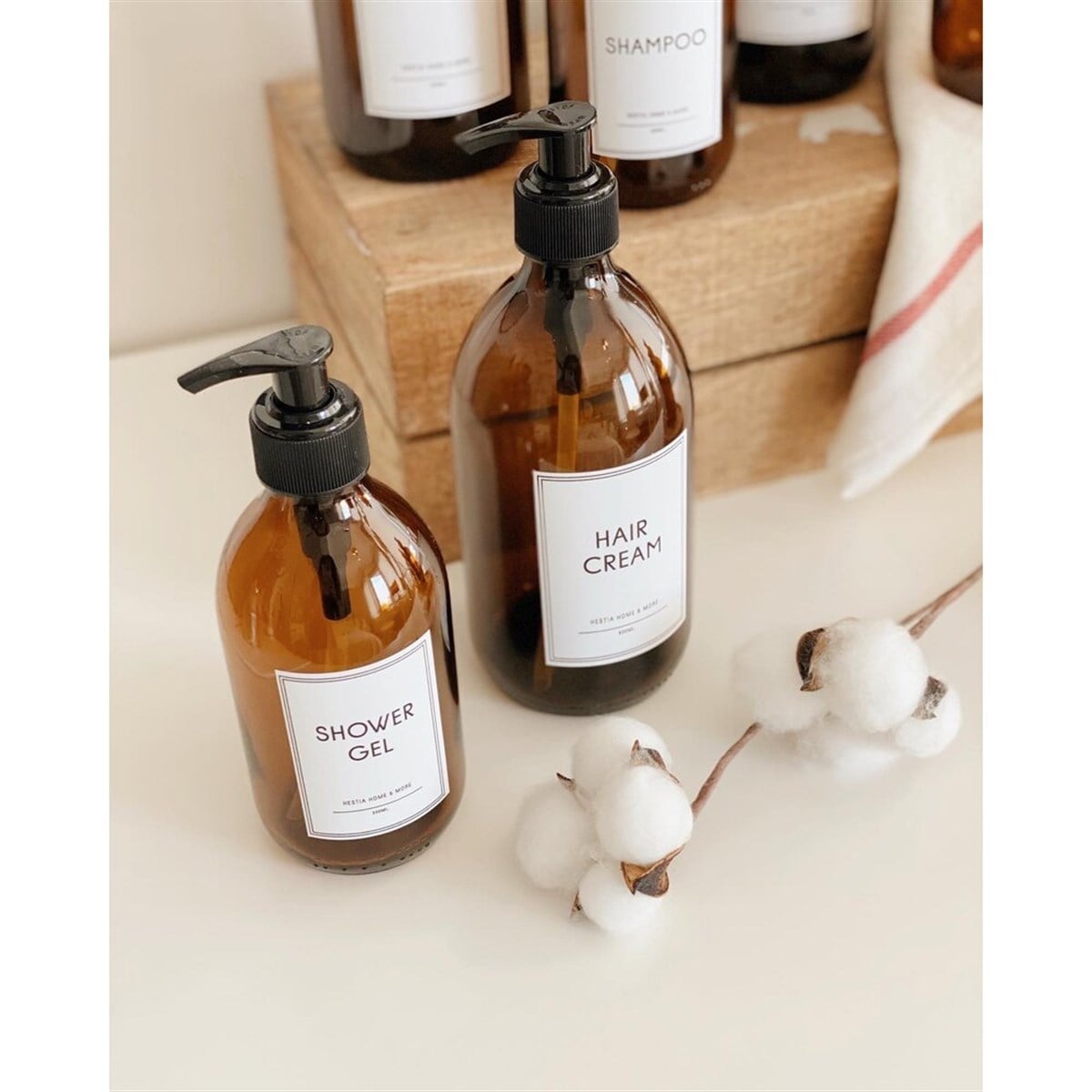 Amber Cam Şişe (500 ml)