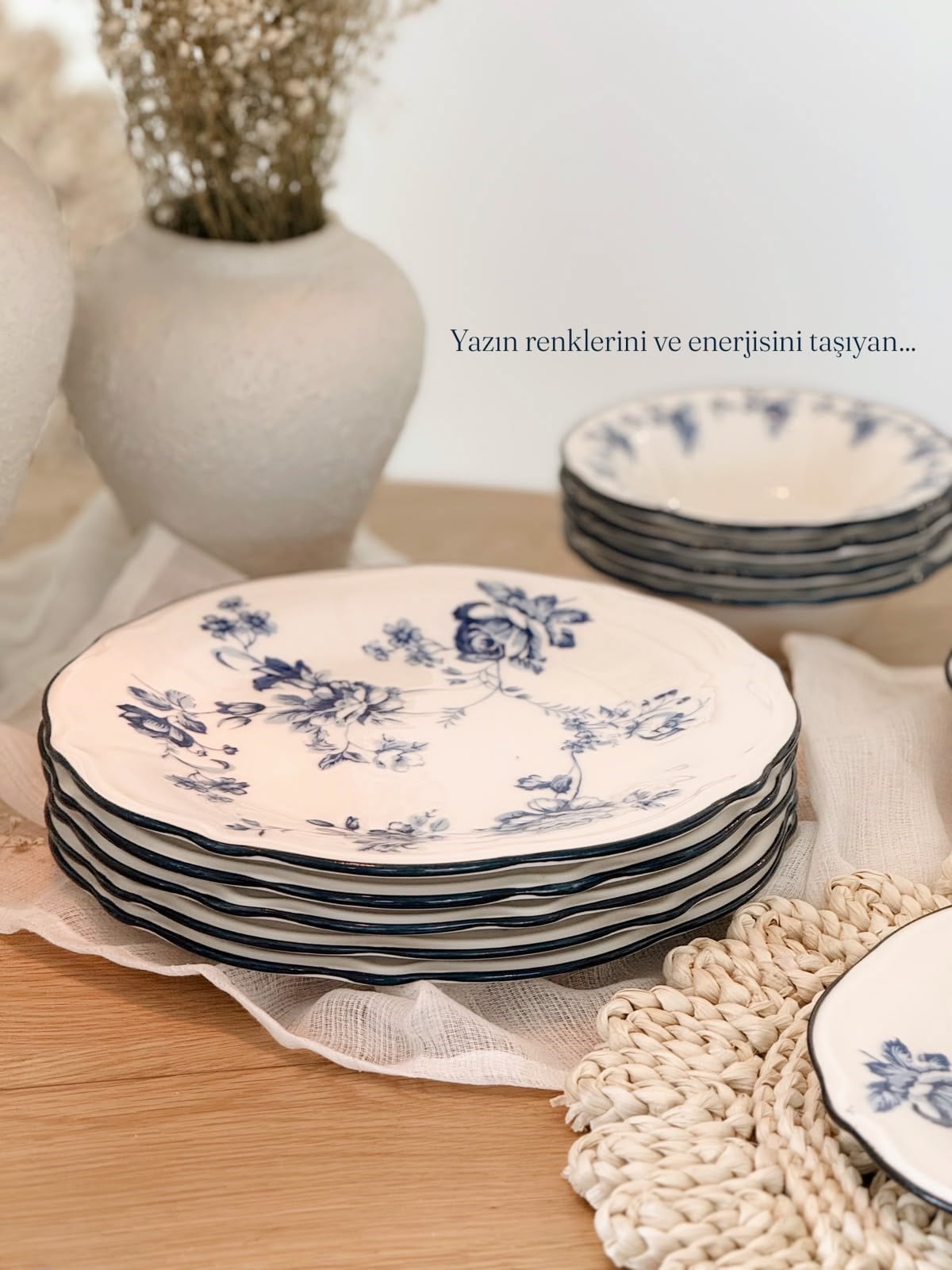 Porselen Kase Takımı 26 cm