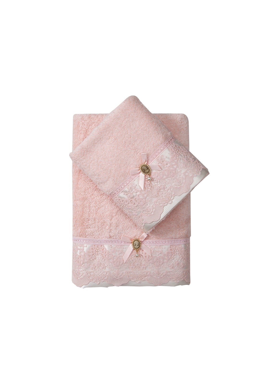 2 Lİ SET CLARA PEMBE /50X90-70X140/