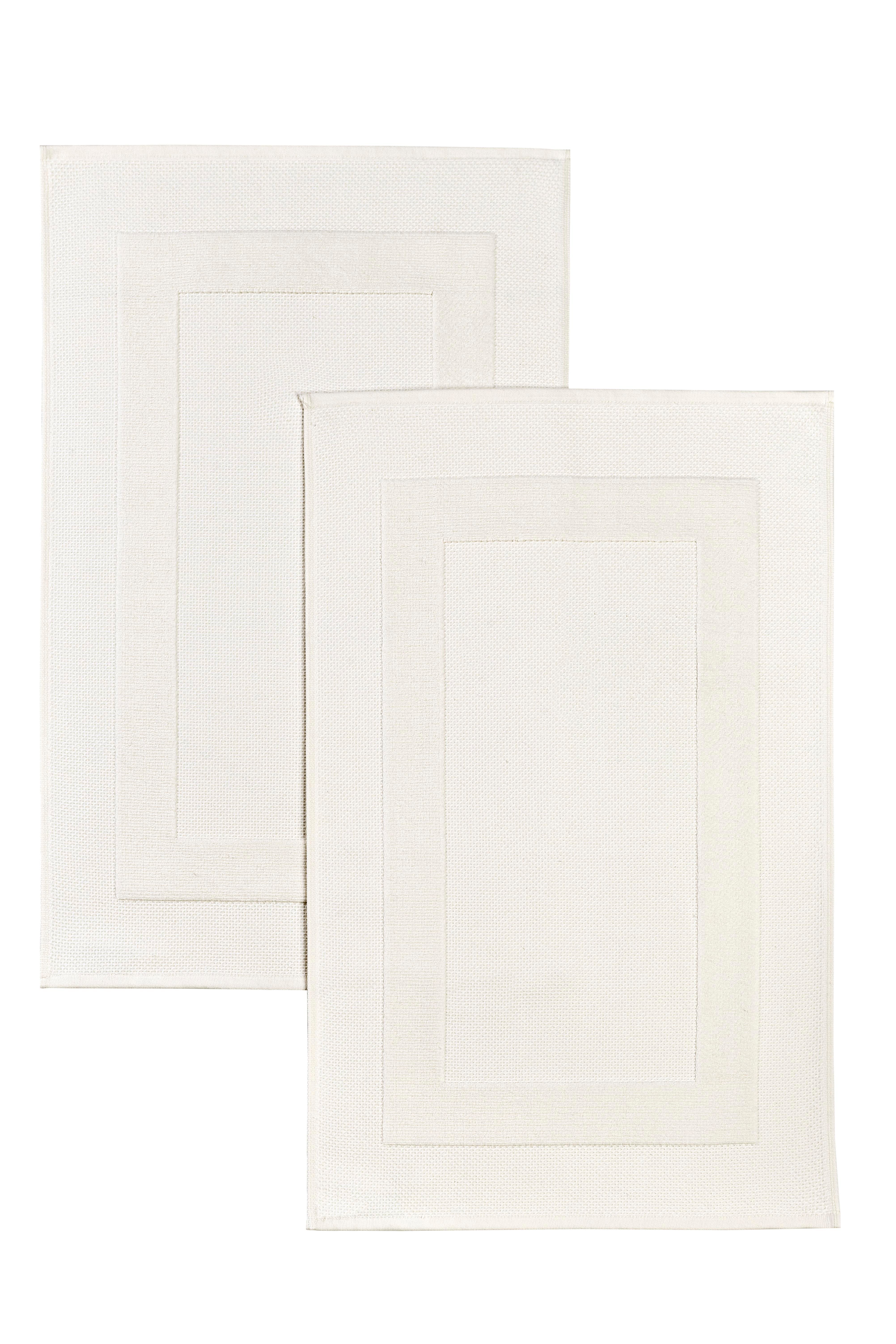 Bernini %100 Pamuk 50X80 2'Li Ayak Havlusu - Krem