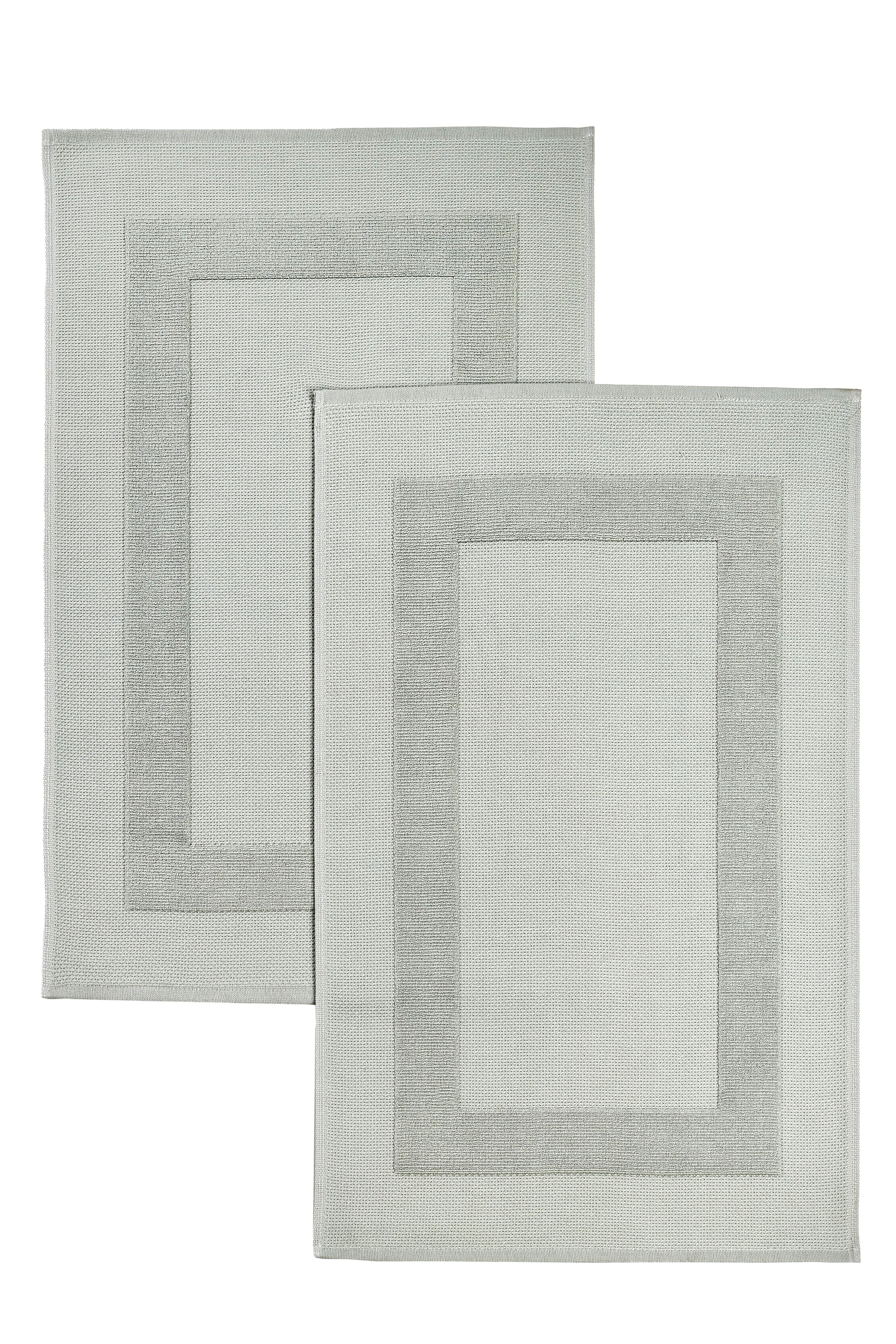 Bernini %100 Pamuk 50X80 2'Li Ayak Havlusu - Antrasit