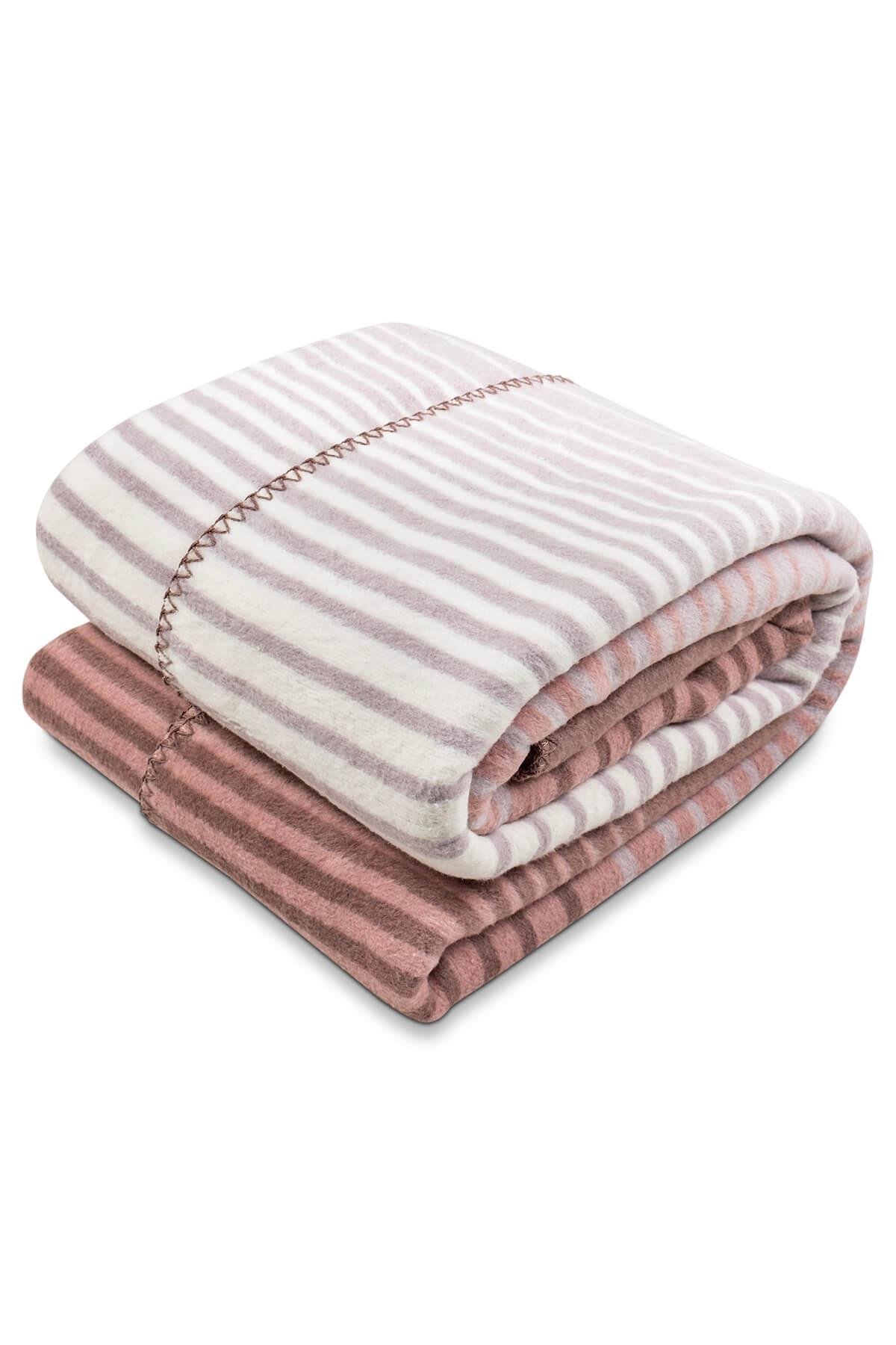 Wonna Pamuklu Tek Kişilik Battaniye V3 - Lila