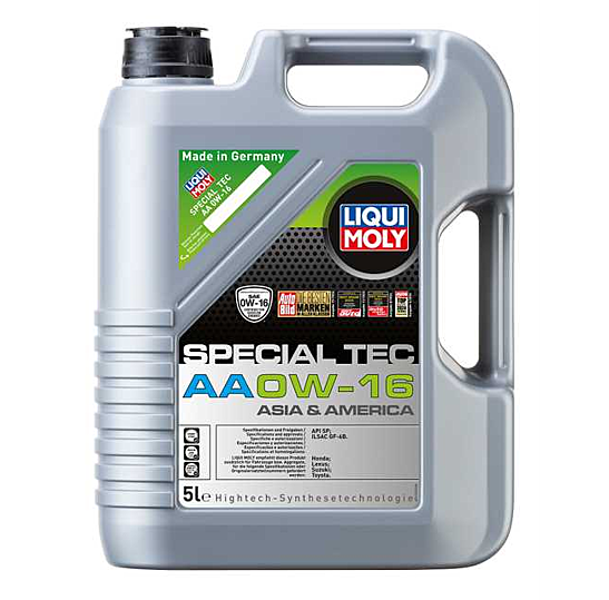 LIQUI MOLY 0W16 Motor Yağı Special Tec  AA 5 Litre (21328)