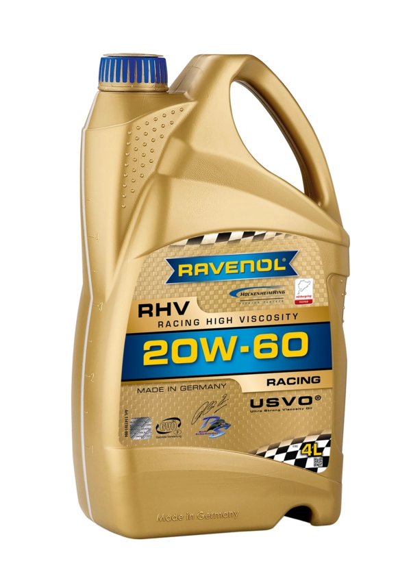 RAVENOL RHV Racing High Viscosity SAE 20W-60 (Tam Sentetik Yarış Motor Yağı) 4 Litre