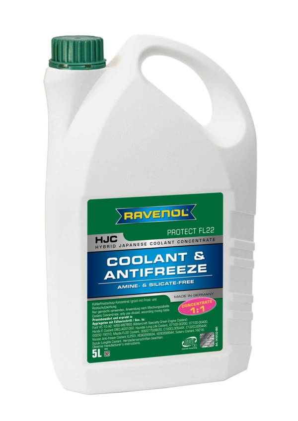 RAVENOL HJC Hybrid Japanese Coolant Concentrate (Japon Hibrit Teknoloji Antifriz Konsantresi) 5 Litre