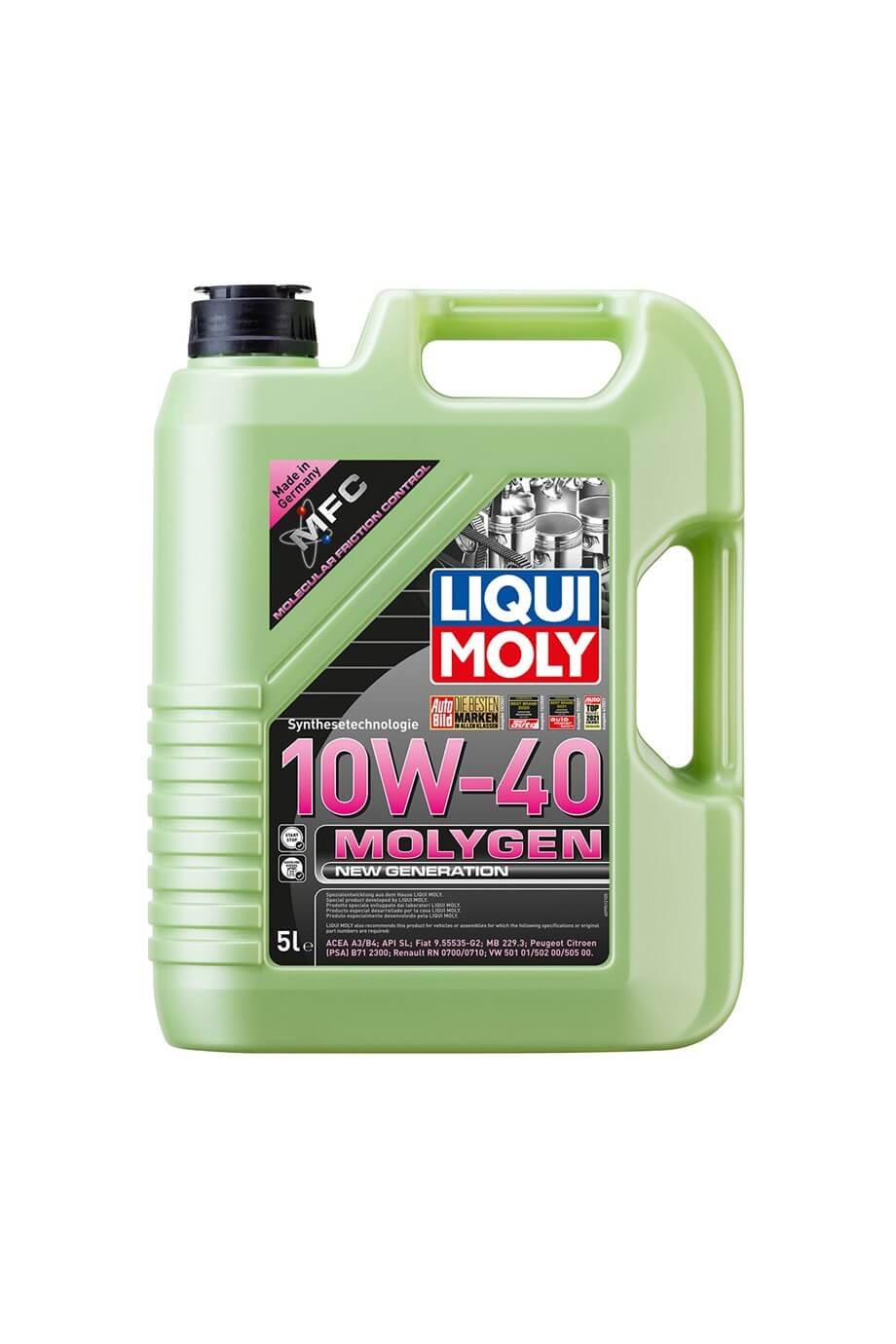 LIQUI MOLY 10W40 Motor Yağı Molygen New Generation 5 Litre  (9951)