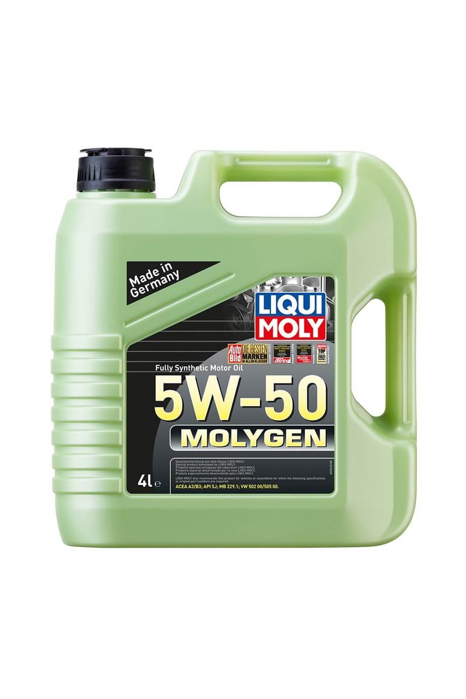 LIQUI MOLY 5W50 Tam Sentetik Motor Yağı Molygen New Generation 4 Litre  (2543)