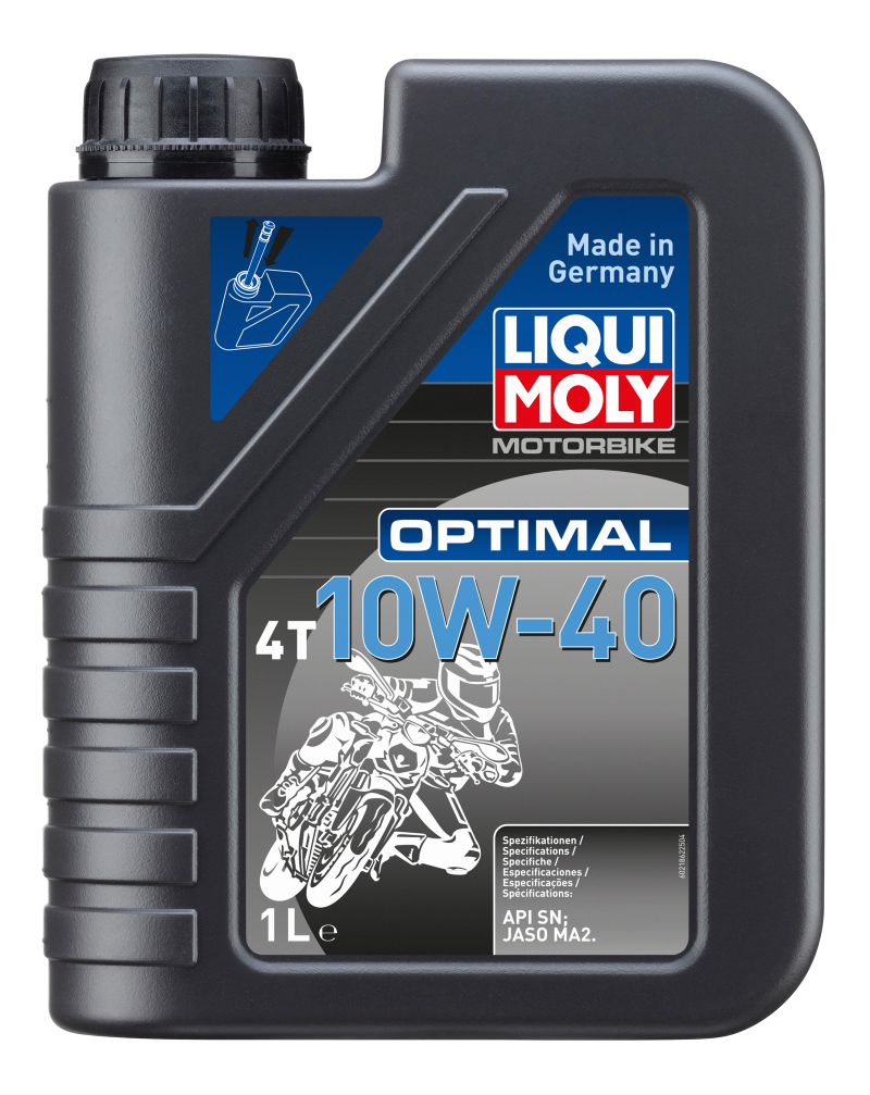 Liqui Moly 4T 10W-40 MOTORBİKE OPTİMAL / MİNERAL MOTOR YAĞI (1 LT) (21862) 