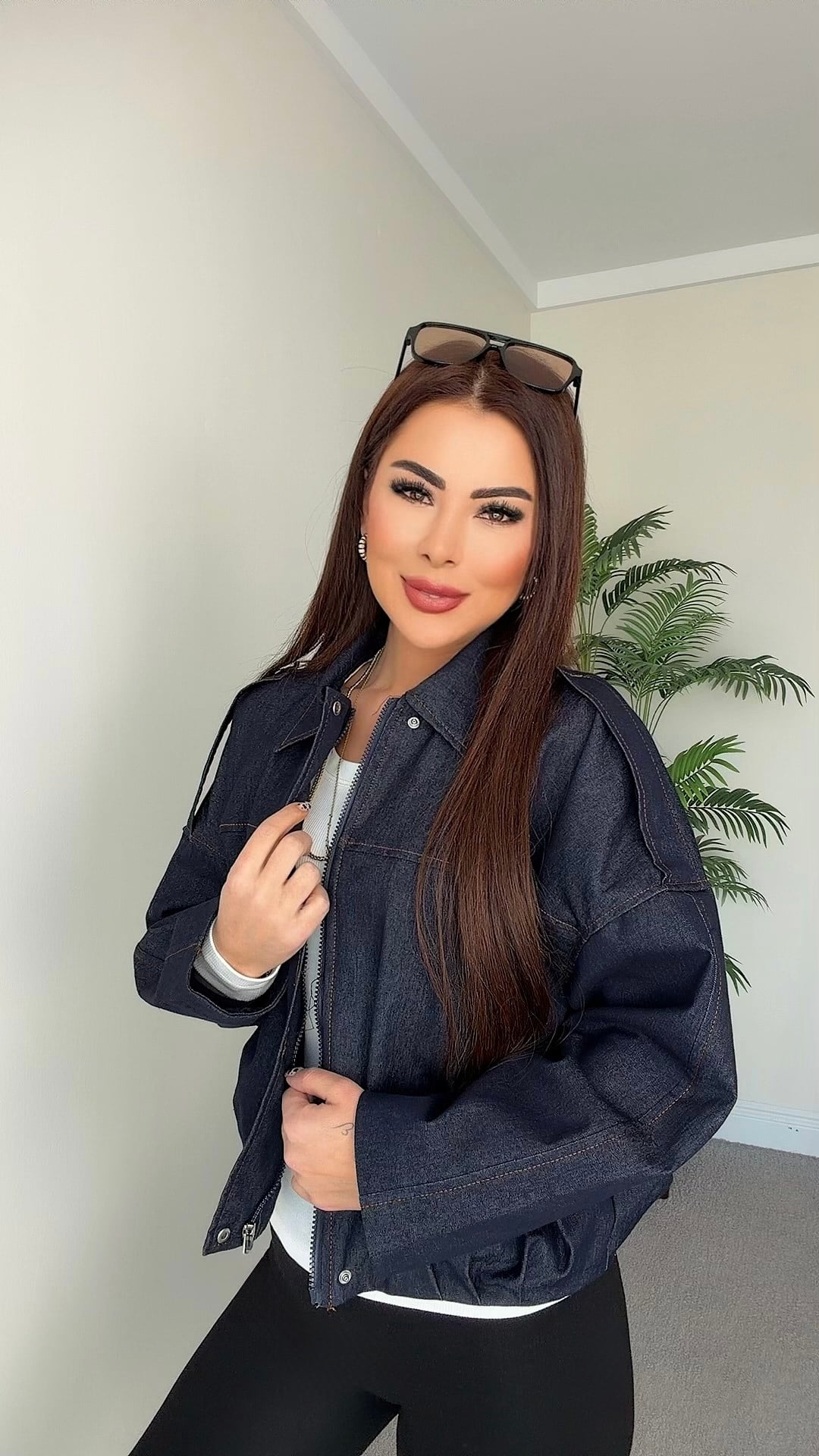 Anya Kadın Bomber Denim Ceket