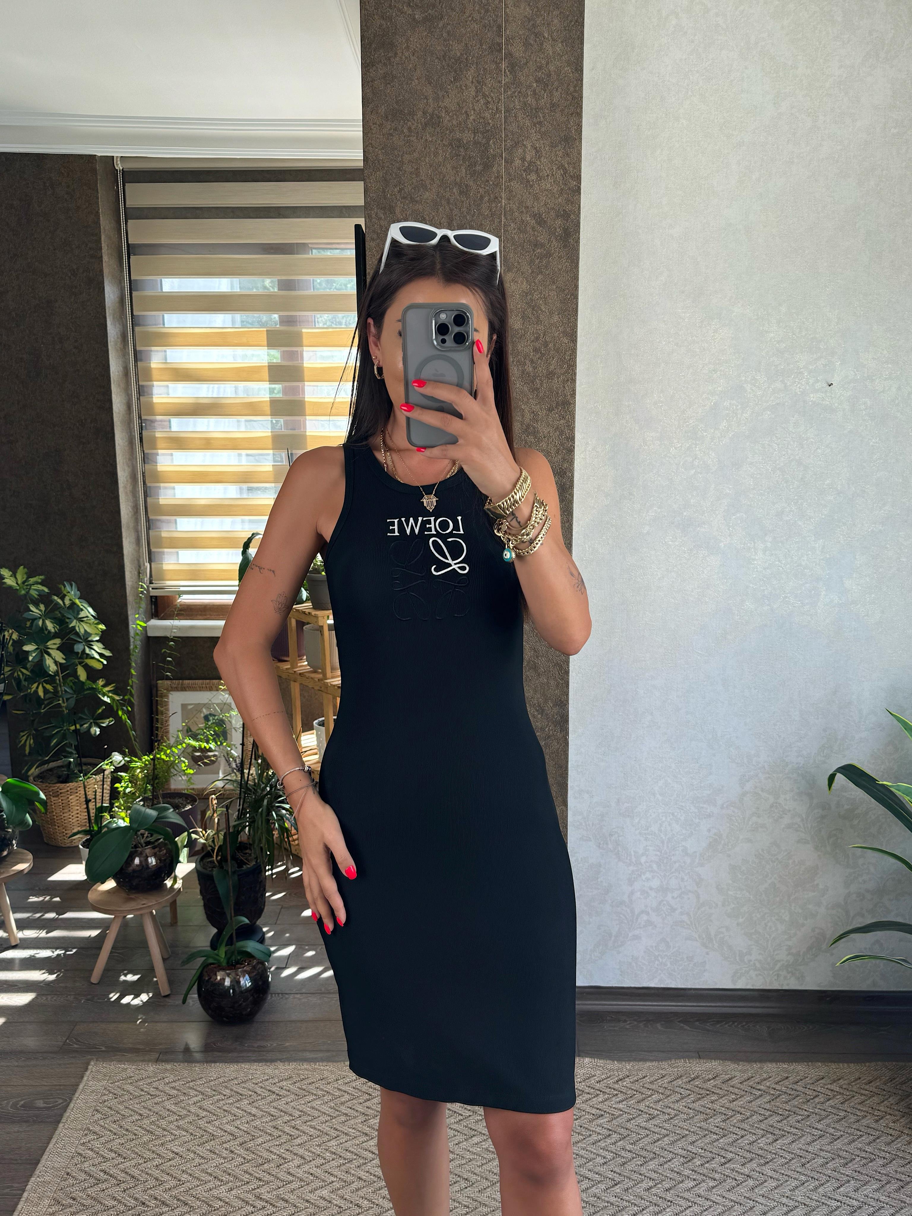 Chris Kadın Siyah Elbise