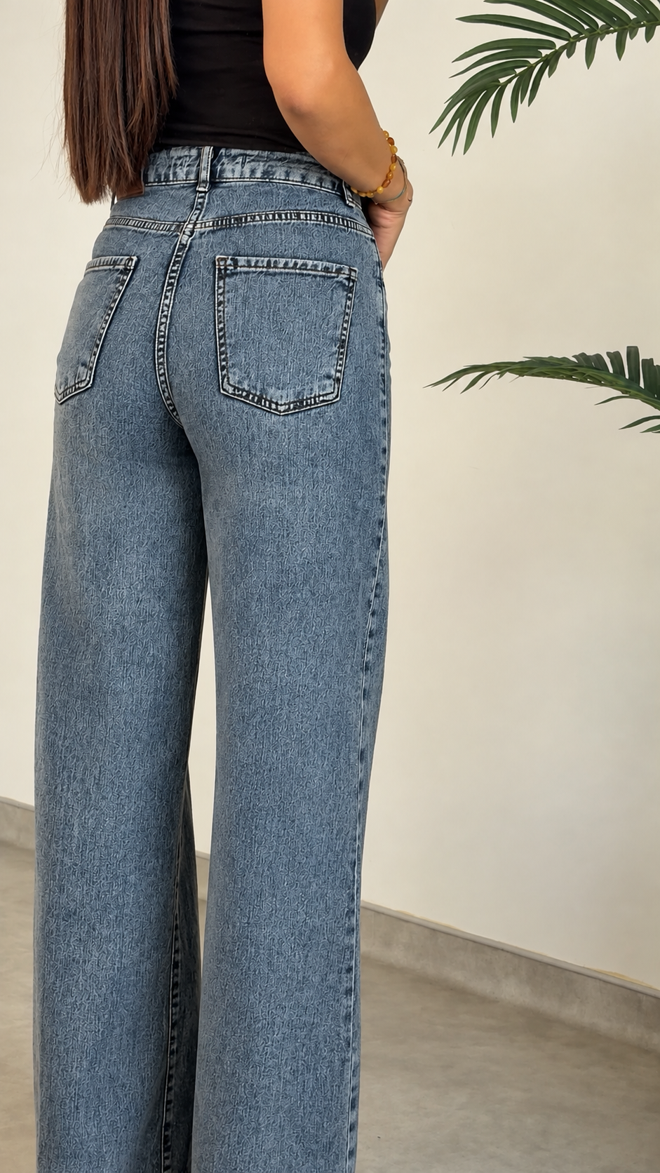 Cunisa Kadın Palazzo Yıkamalı Jean